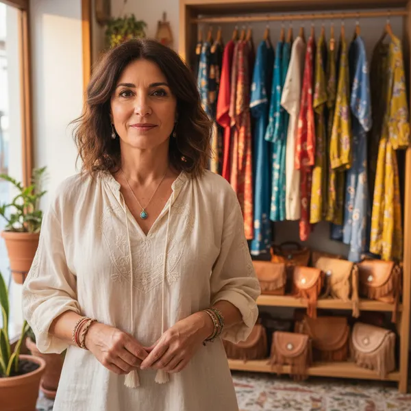 Carmen Ruiz en su boutique